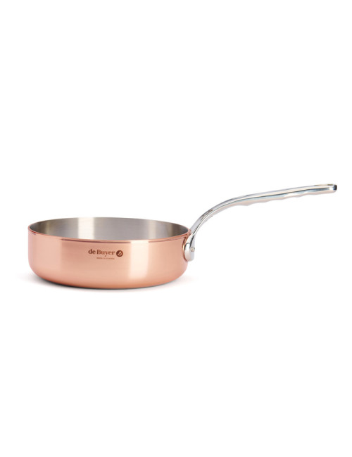 Sauteuse Inocuivre De Buyer inox cuivre - 3 tailles