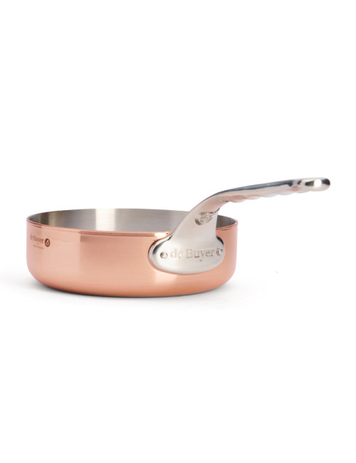 Sauteuse Inocuivre De Buyer inox cuivre - 3 tailles