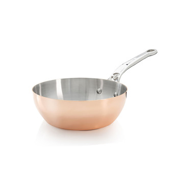 Sauteuse bombée Inocuivre De Buyer - 2 tailles