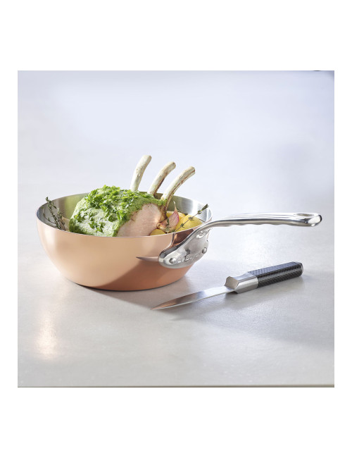 Sauteuse bombée Inocuivre De Buyer - 2 tailles