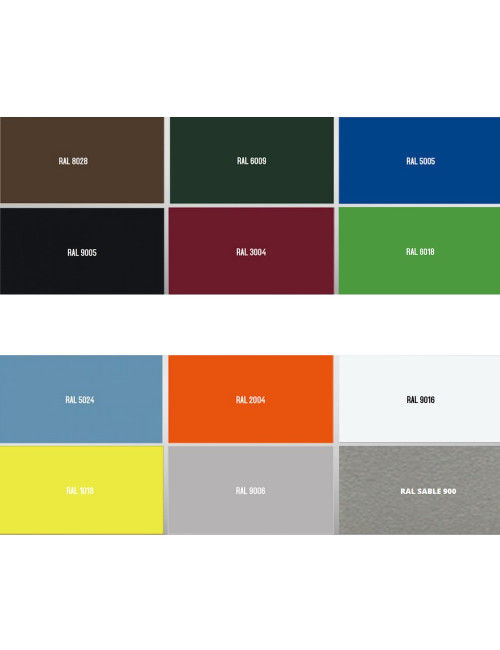 Chaise bistro aluminium extérieur - 12 coloris