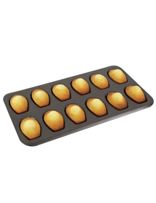 Plaque antiadhérente 12 madeleines Gobel