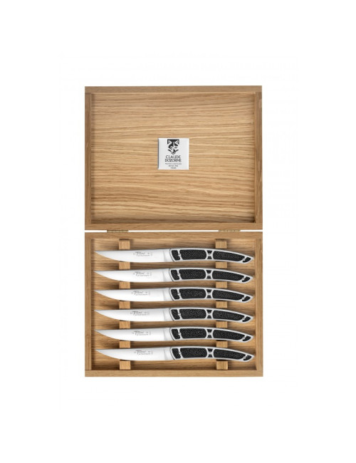 Coffret 6 couteaux à steak Le Thiers Galuchat Claude Dozorme
