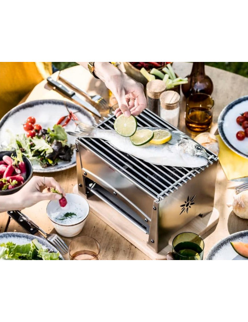 Braséro BBQ de table Bron Coucke Louis Tellier