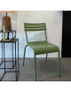 Chaise bistro aluminium extérieur - 12 coloris