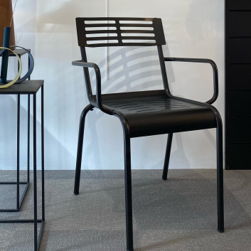 Fauteuil bistro Coral aluminium extérieur - 12 coloris