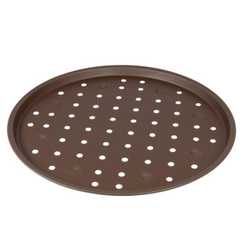 Plaque à pizza perforée 34cm antiadhérent GOBEL