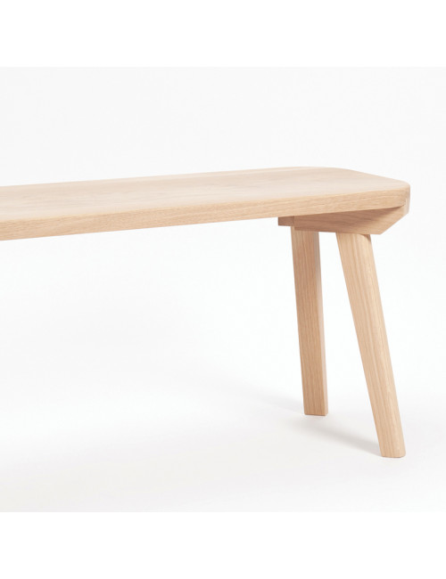 Banc Aronde Drugeot Manufacture chêne massif - 3 tailles