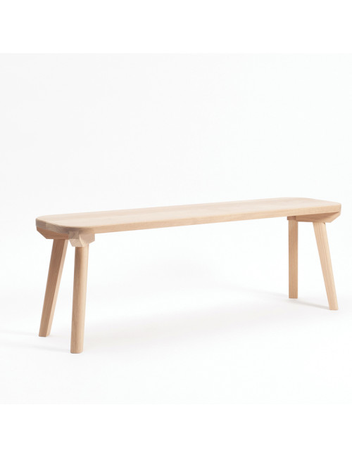 Banc Aronde Drugeot Manufacture chêne massif - 3 tailles