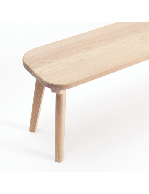 Banc Aronde Drugeot Manufacture chêne massif - 3 tailles