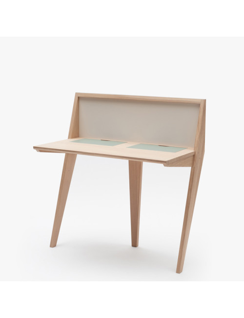 Bureau Compas Drugeot Manufacture chêne massif - 14 coloris