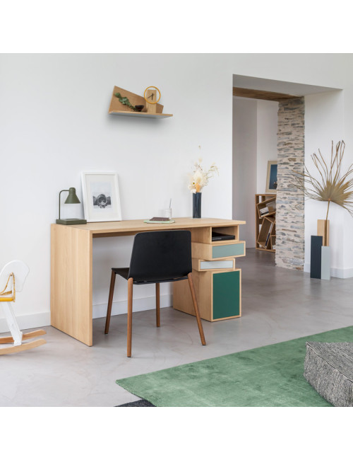 Bureau Empil Drugeot Manufacture chêne massif - 14 coloris
