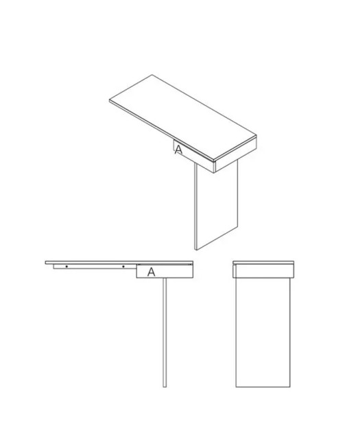 Console Ti Drugeot Manufacture chêne massif - 14 coloris