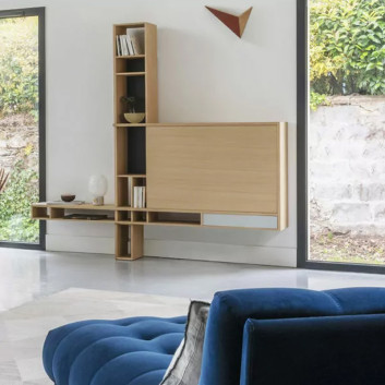 Meuble TV Ortho Drugeot Manufacture chêne massif - 14 coloris