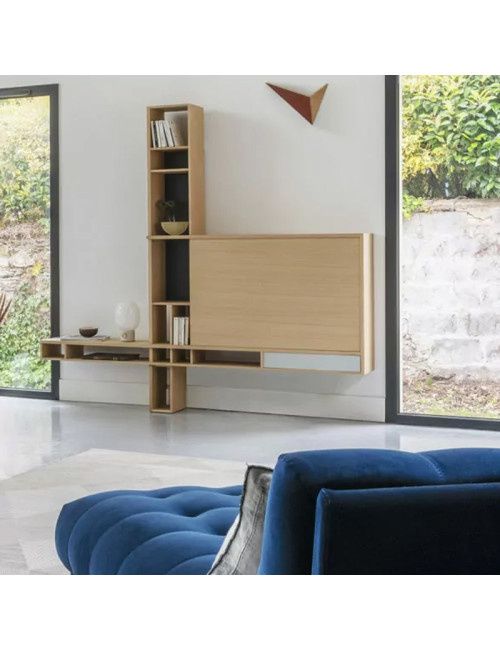 Meuble TV Ortho Drugeot Manufacture chêne massif - 14 coloris