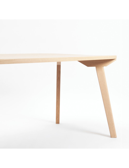 Table Aronde Drugeot Manufacture chêne massif - 3 tailles