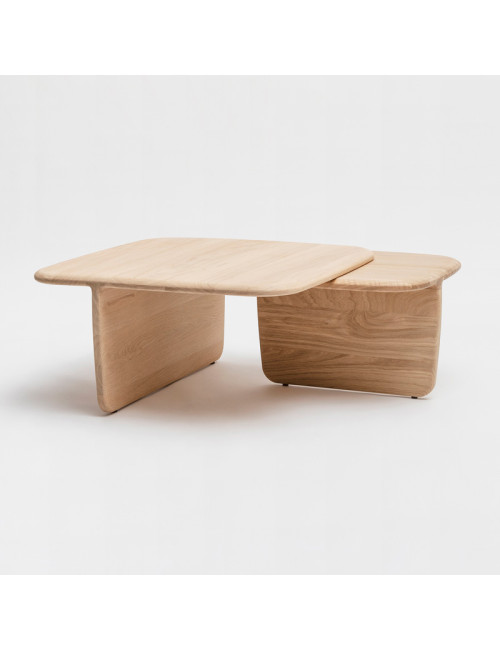 Table basse Toi et moi Drugeot Manufacture chêne massif