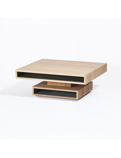 Table basse Cubocarré Drugeot Manufacture chêne massif - 14 coloris