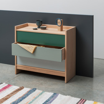 Commode Bric Drugeot Manufacture chêne massif - 14 coloris