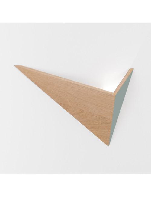 Lampe applique Flèche Drugeot Manufacture chêne massif - 14 coloris