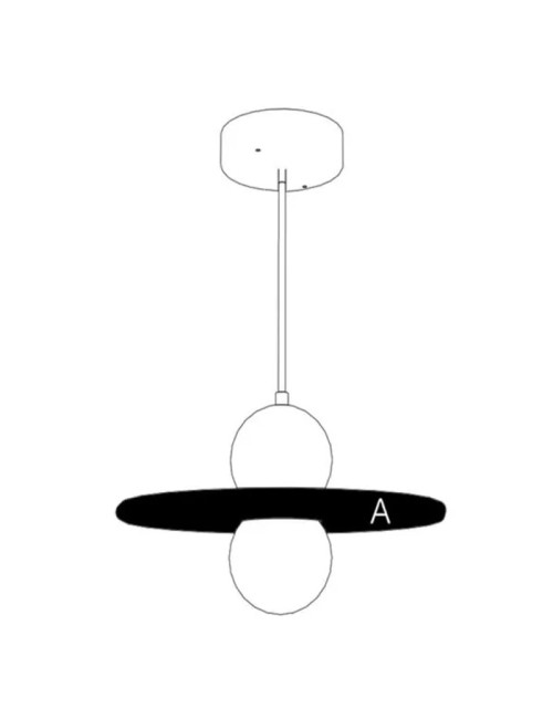 Lampe suspension Nébuleuse Drugeot Manufacture chêne massif - 14 coloris