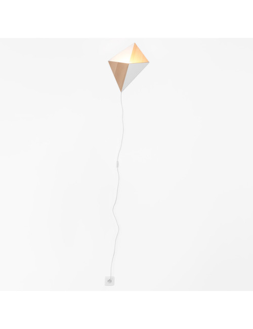 Lampe applique Cerf-Volant Drugeot Manufacture chêne massif - 14 coloris