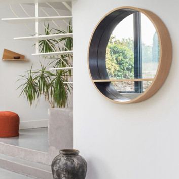 Miroir-console Drugeot Manufacture chêne massif - 14 coloris