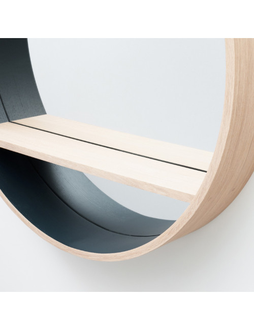 Miroir-console Drugeot Manufacture chêne massif - 14 coloris