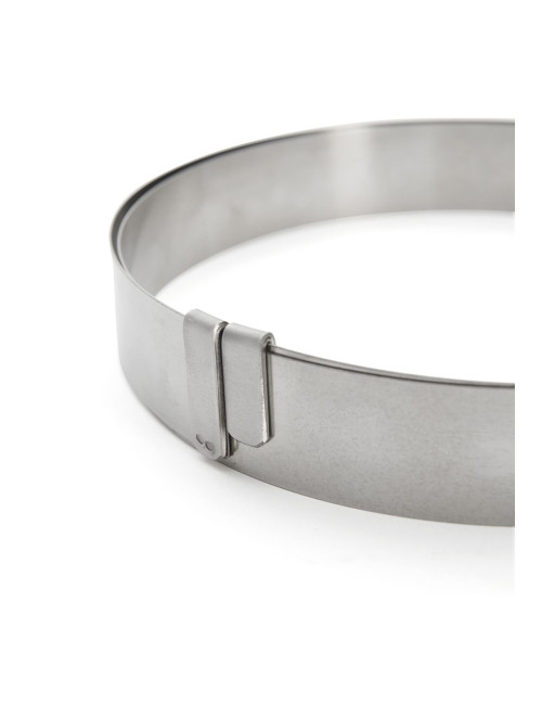 Cercle moule gradué extensible inox De Buyer - 3 hauteurs