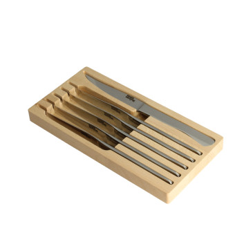 Coffret 6 couteaux Maître d'hôtel Roger Orfèvre - 2 finitions