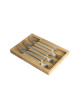 Coffret 6 fourchettes décors natura Roger Orfèvre