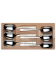 Coffret 6 cuillères à café décors maison Roger Orfèvre