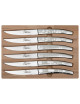 Coffret 6 couteaux Le Thiers décors paysages Roger Orfèvre
