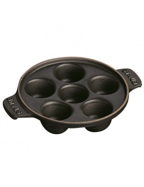 Poêlon Escargots 14cm Noir mat