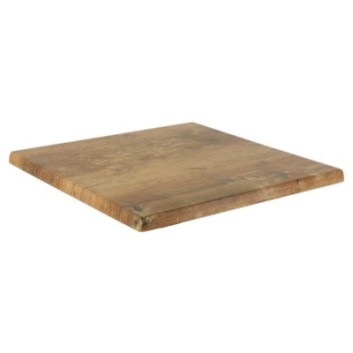 Plateau bistrot carré stratifié moulé - 50 coloris - 2 tailles