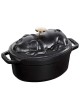 Cocotte cochonnet Staub 17cm en fonte - 2 coloris