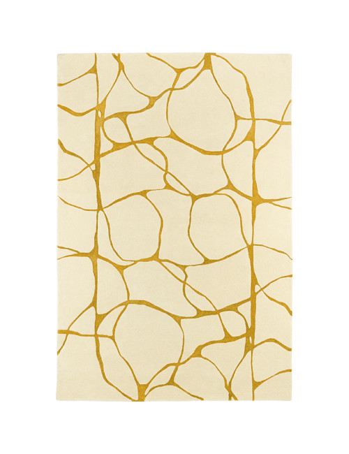 Tapis Ambre Naturel Toulemonde Bochart - 3 dimensions