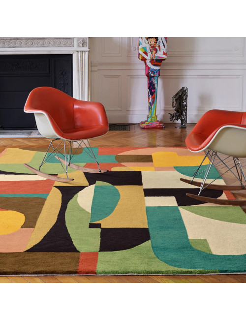 Tapis Jazzy Multi Toulemonde Bochart - 2 dimensions