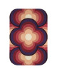 Tapis Flowerpower Fuschia Toulemonde Bochart - 2 dimensions