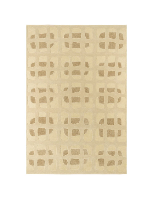 Tapis Faro Beige Toulemonde Bochart - 2 dimensions