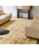 Tapis Faro Beige Toulemonde Bochart - 2 dimensions