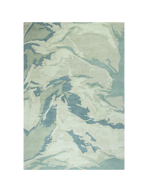 Tapis Paper beige ou céladon Toulemonde Bochart - 3 dimensions