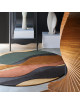 Tapis rond Océane Toulemonde Bochart - 2 dimensions