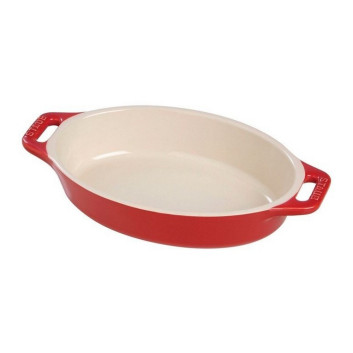 Plat à four céramique ovale Staub - 4 tailles et 3 coloris