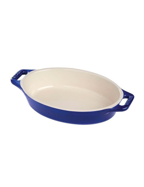 Plat à four céramique ovale Staub - 4 tailles et 3 coloris