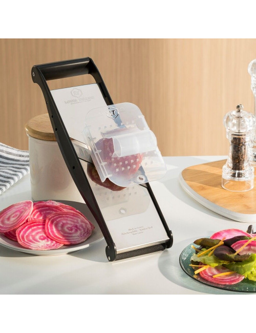 Mandoline inox Louis Tellier Compact-PRO Basalte
