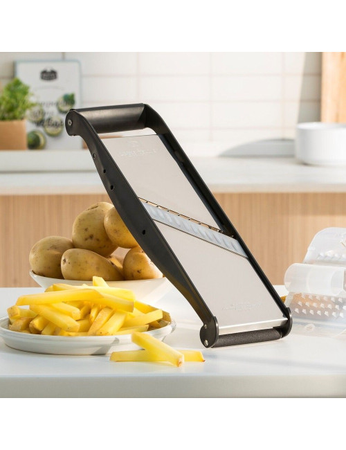 Mandoline inox Louis Tellier Compact-PRO Basalte