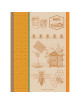 2 Torchons Miel et abeilles ocre Garnier Thiebaut