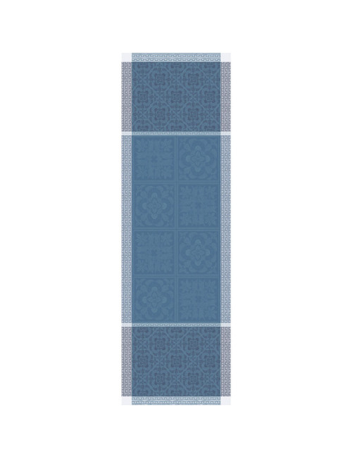 Chemin de table Harmonie Bleu Garnier Thiebaut
