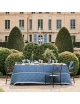 4 serviettes de table Harmonie bleu Garnier Thiebaut